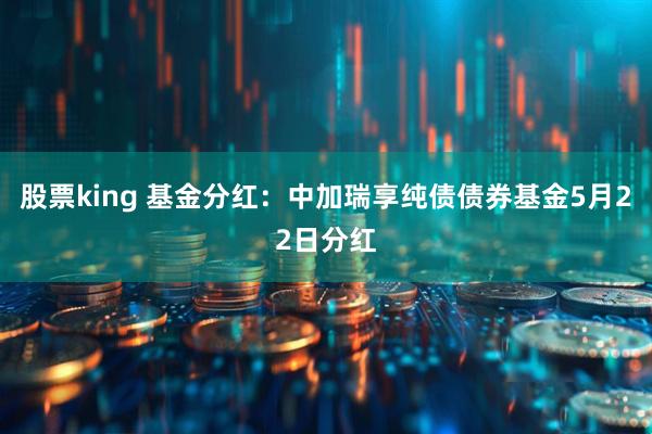 股票king 基金分红：中加瑞享纯债债券基金5月22日分红