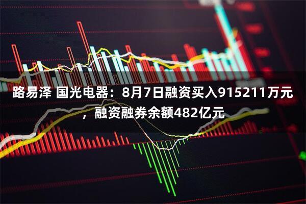 路易泽 国光电器：8月7日融资买入915211万元，融资融券余额482亿元